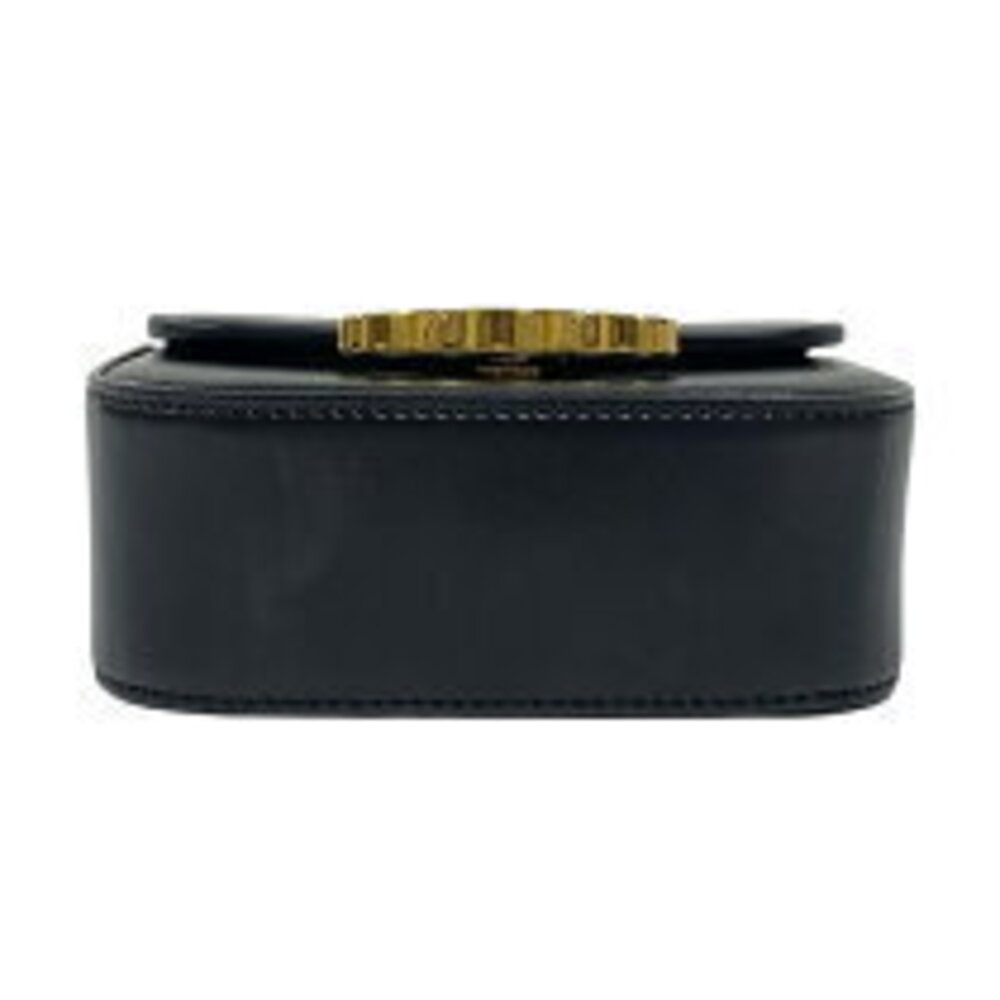 Celine Claude shoulder bag black shiny calfskin - Picture 4 of 11
